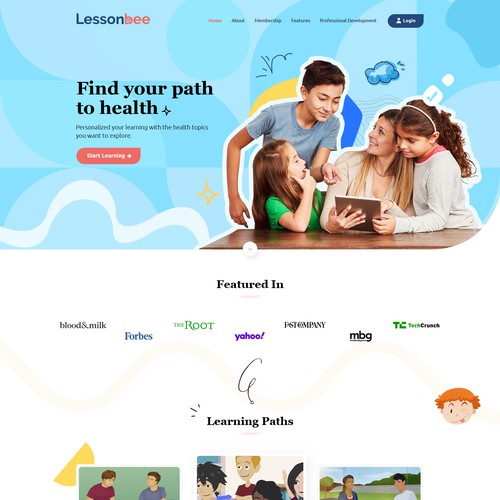 Design Gamified Health & Wellness Education Platform for Schools por OMGuys™