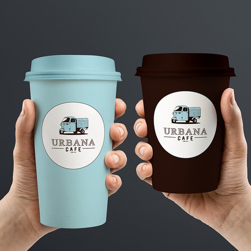 Custom Paper Cups For Urbana Cafe Cup Or Mug Contest 99designs