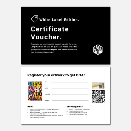 Certificate Voucher Design por rozenschnee