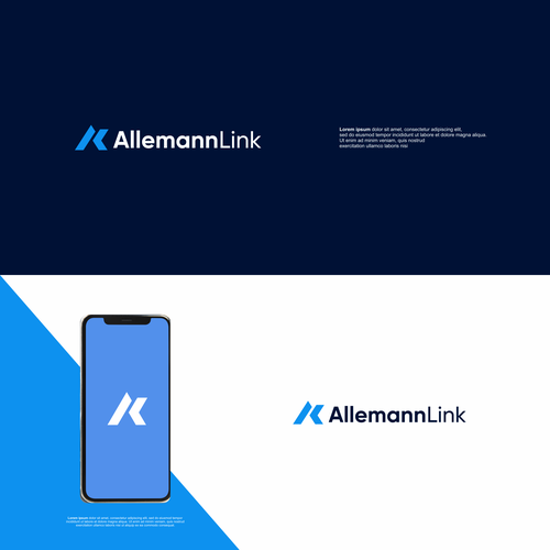 Software/Data analysis company logo embedding the letter A and L Design by groww_art