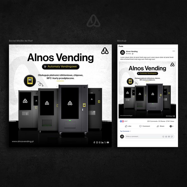 Alnos Vending Instagram Post 