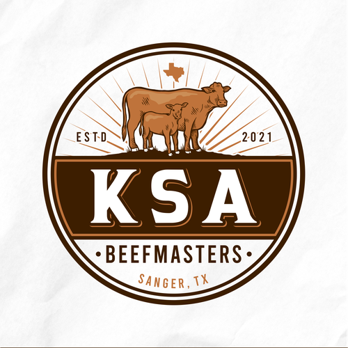 Design a Texas cattle ranch logo for a family owned business Diseño de Bayorz_