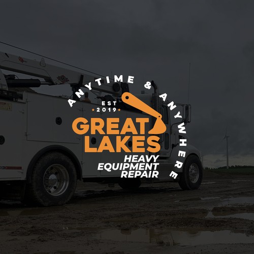 Creative design for heavy equipment repair in the state of Michigan Design by pixel_dezigns