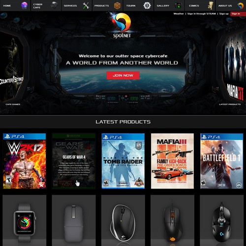 Spotnet website Design von DezignLAB