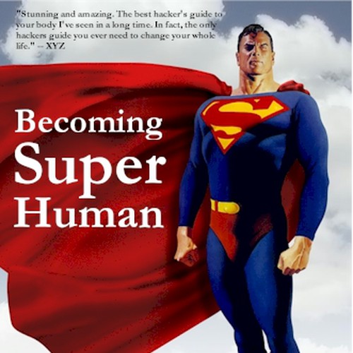 "Becoming Superhuman" Book Cover Réalisé par JoachimS