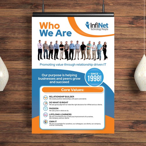 Tech Company "About Us" Flyer Design by Dzhafir