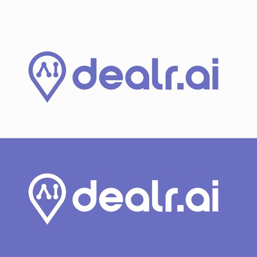 Create a simple and techy logo for a new AI product for dealr.cloud - dealr.ai Diseño de ham7