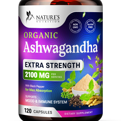 Ashwagandha Design Needed for Nature's Nutrition Design by Studio MH