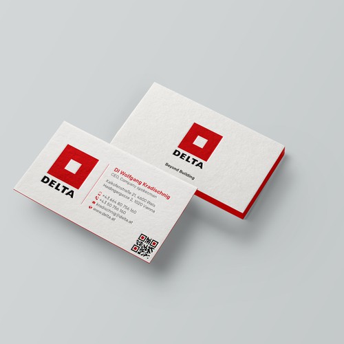 DELTA Business Card Relaunch Design réalisé par Design"Glory"