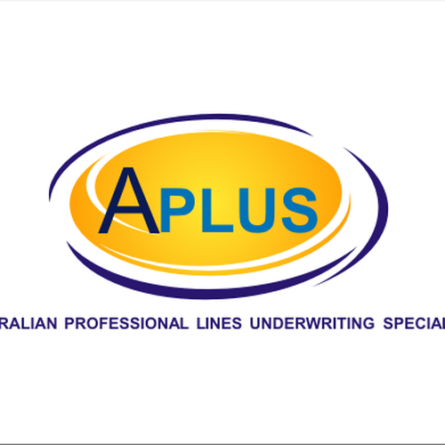logo for APlus (Australian Professional Lines Underwriting SpecialistsP Design by Begundall