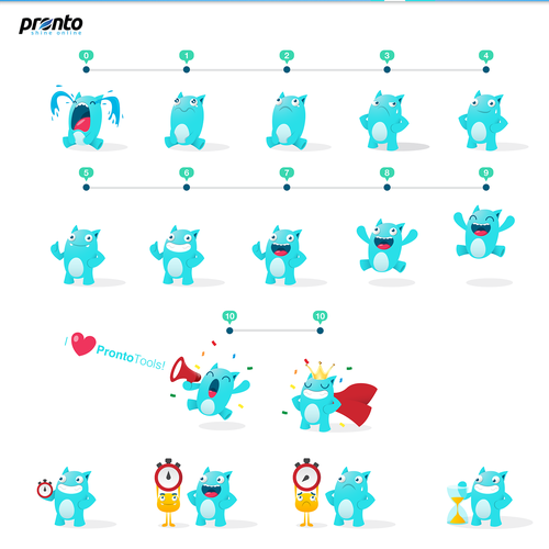 Create a fun character with a wide variety of emotions for a survey tool Design by Frankyyy99