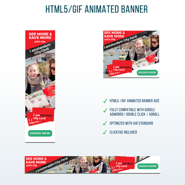 I amsterdam City Card banner