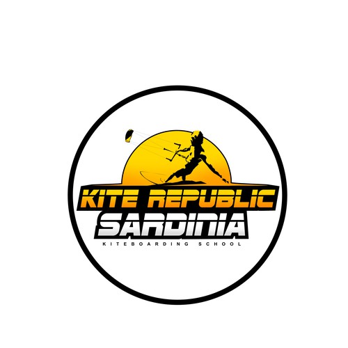 Kite Republic Sardinia - Kiteboarding School needs a youthful & professional Logo Design by Yolman