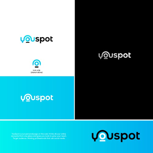 Simple but clever logo for YouSpot.com Réalisé par dellfi ©