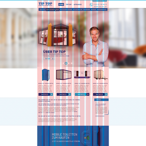 Proposta di design per un contest della categoria Design di sito web realizzata da Mohamed Soukarta