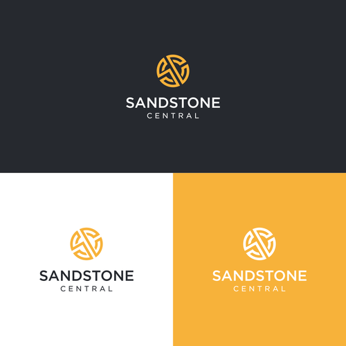 Corporate logo for a sandstone quarry Design by Andhita