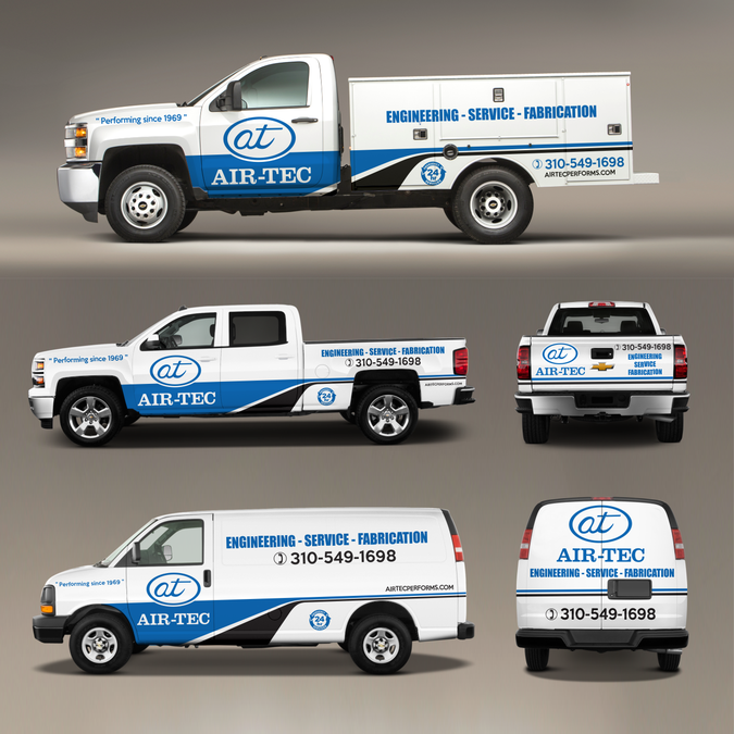 AIR-TEC VEHICLE MARKETING VISUALS | Car, truck or van wrap contest