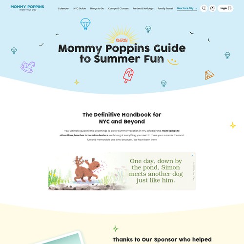 Guide Page for Leading Travel and Culture Website Design by devdesignss