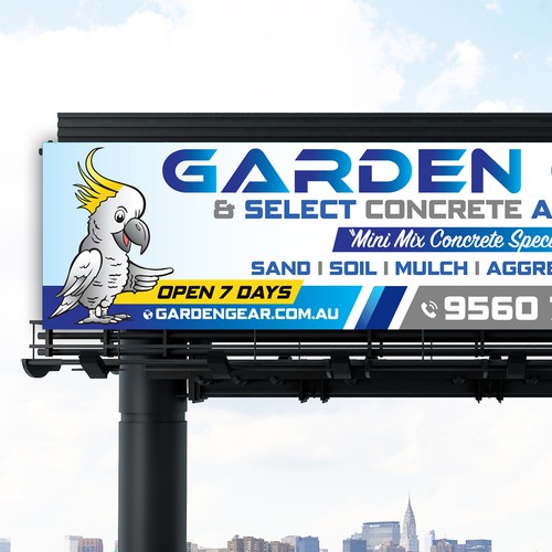 Garden Gear and Select Concrete and Exposed need a new modern billboard! Design por GrApHiC cReAtIoN™