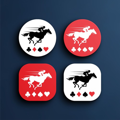 Flushed Icon Logo Design by Unique V Designs