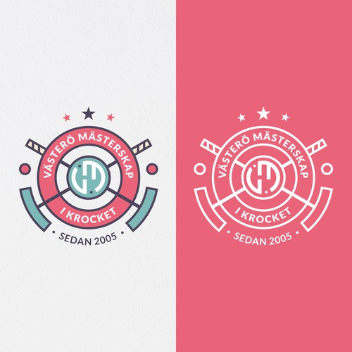 Legendary croquet tournament in Sweden. First logo ever. Looking for unique croquet vibe, creativity, and retro look! Design by Afrian.