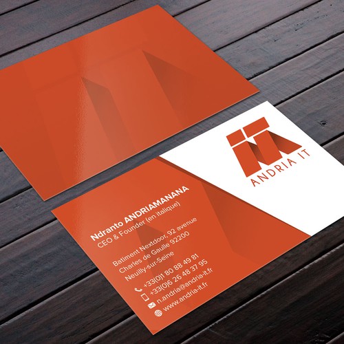 Proposta di design per un contest della categoria Biglietto da visita realizzata da Felix SH