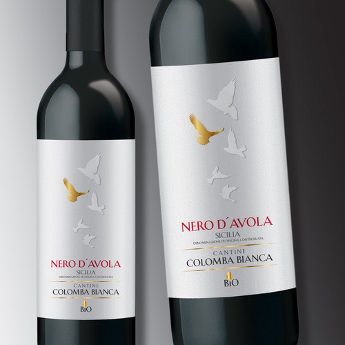 Wine Label Nero d´Avola Design by Debdutta*