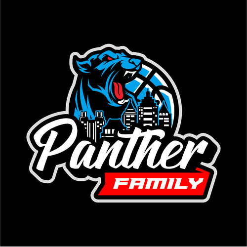 Basketball Logo for Team 'Panther Family' - Your Winning Logo Featured on Major Sports Network Design réalisé par WADEHEL