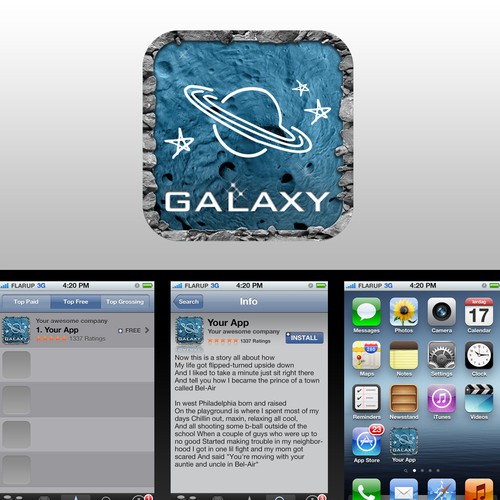 iOS Space Game Needs Logo and Icon デザイン by Graphikool