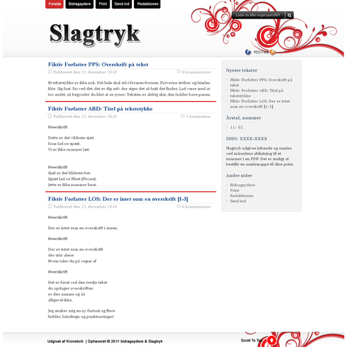 Simple Header and Footer for website Design von pohelasoft