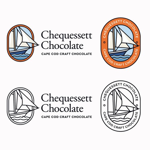 Design a sophisticated logo for a luxury craft chocolate company Diseño de yuhok