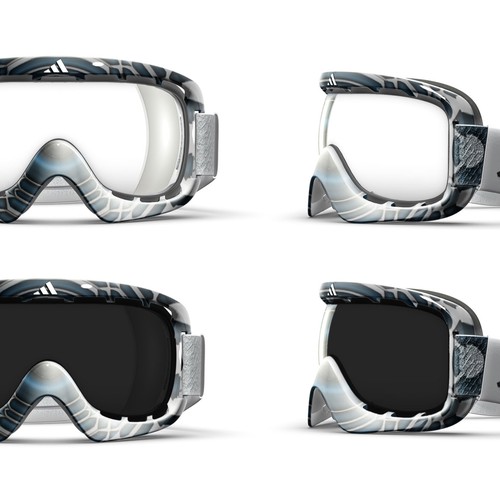 Design adidas goggles for Winter Olympics Design by Kevin Francis