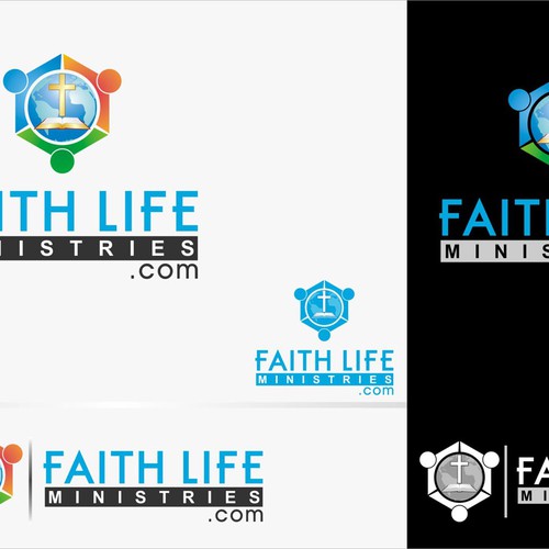 logo for Faith Life Ministries.com Diseño de T - Art