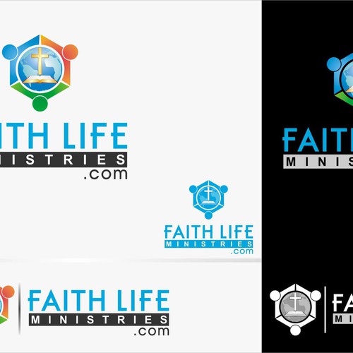 logo for Faith Life Ministries.com Design by T - Art