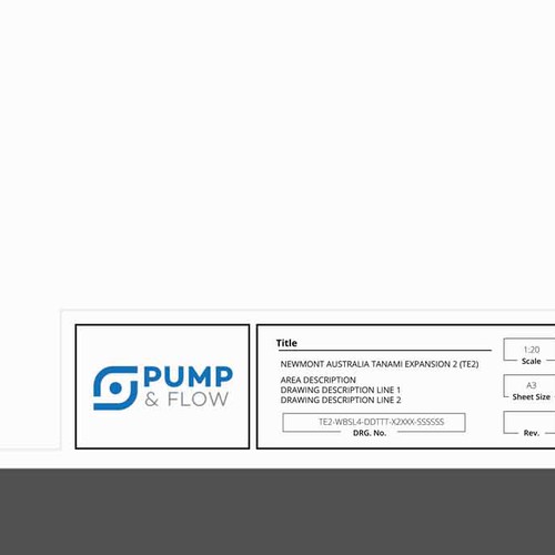 Title block for technical drawings Design by TheDreamCity