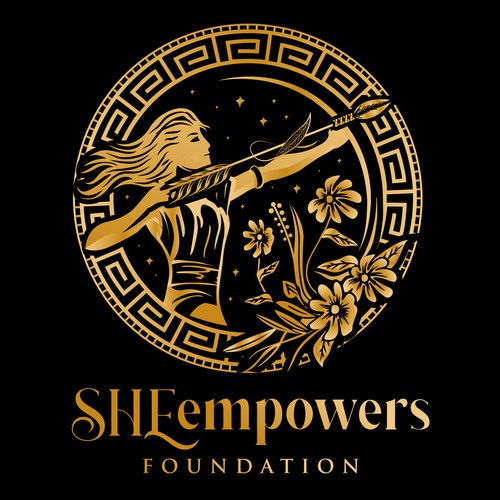 SHEempowers - luxurious design of a woman preferrably in some kind of a circle to appeal to women professionals Design by Jacob Gomes