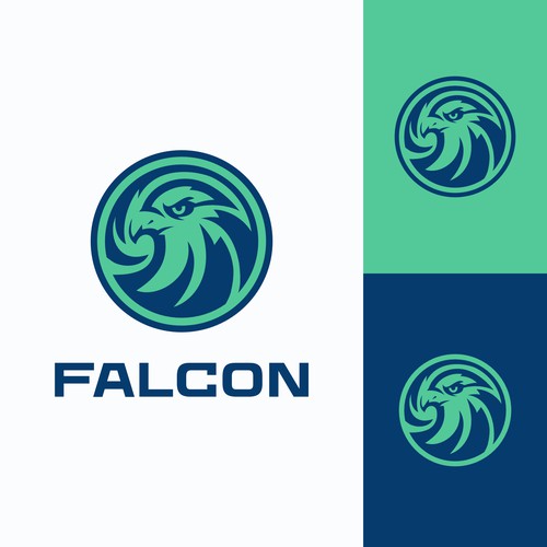 Falcon Sports Apparel logo Diseño de indraDICLVX