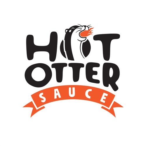 Design a Hot Sauce logo with an Otter Design by ACorso