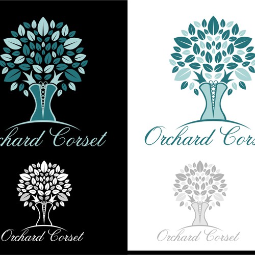 Create the next logo for orchard corset