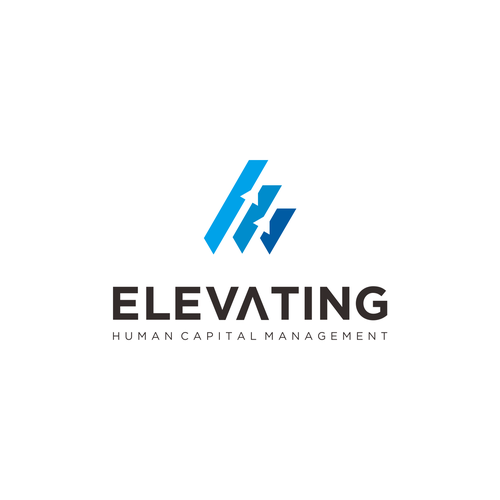 m j ◥さんのElevating HCM logo contestデザイン