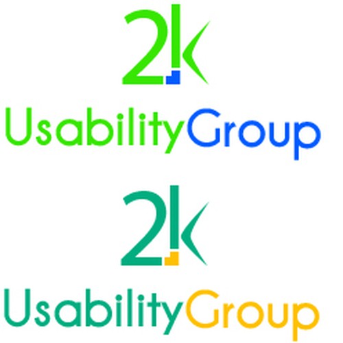 2K Usability Group Logo: Simple, Clean Diseño de S!NG