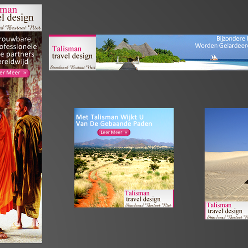 New banner ad wanted for Talisman travel design Ontwerp door Java Artwork