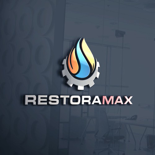 Restoration Company Branding. Design by MD KABIR ART