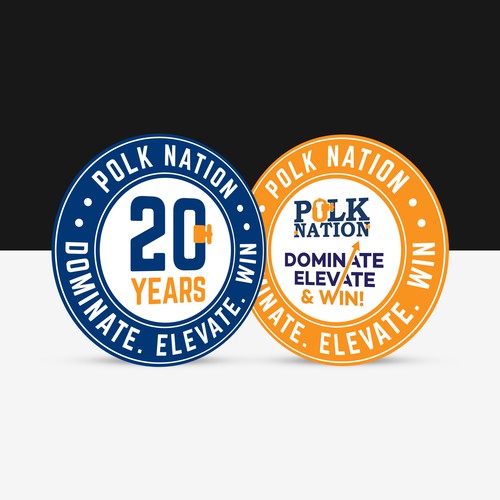 Employee Service Tenure Milestones Commemorative Coin Design by Ahsanaq