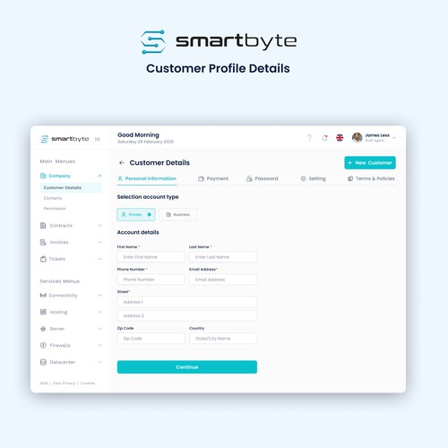 the smartest portal Design by DezainHub