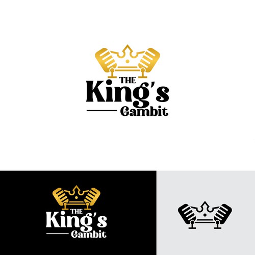 Design the Logo for our new Podcast (The King's Gambit) Design by Dezineexpert⭐