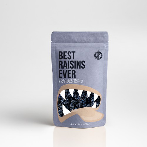 Best Raisins Ever - package design for PREMIUM raisins-ontwerp door Chupavi