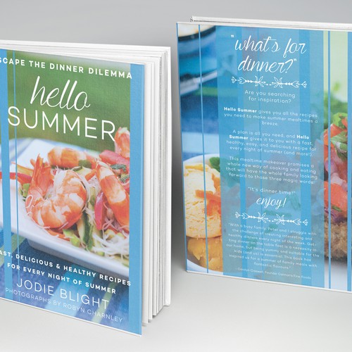 hello summer - design a revolutionary cookbook cover and see your design in every book shop デザイン by jeffreybalch