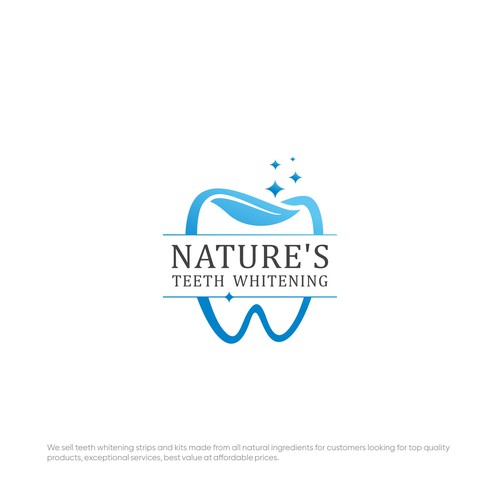 Nature's Teeth Whitening - Needs a Natural Company Logo Design by AGNDesign