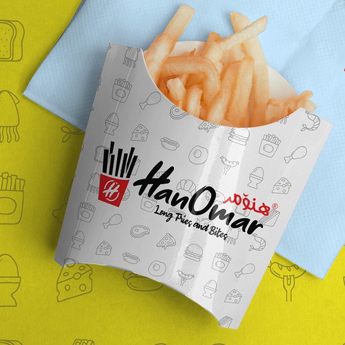 Branding for Fries shop with existing logo Design réalisé par Clicky